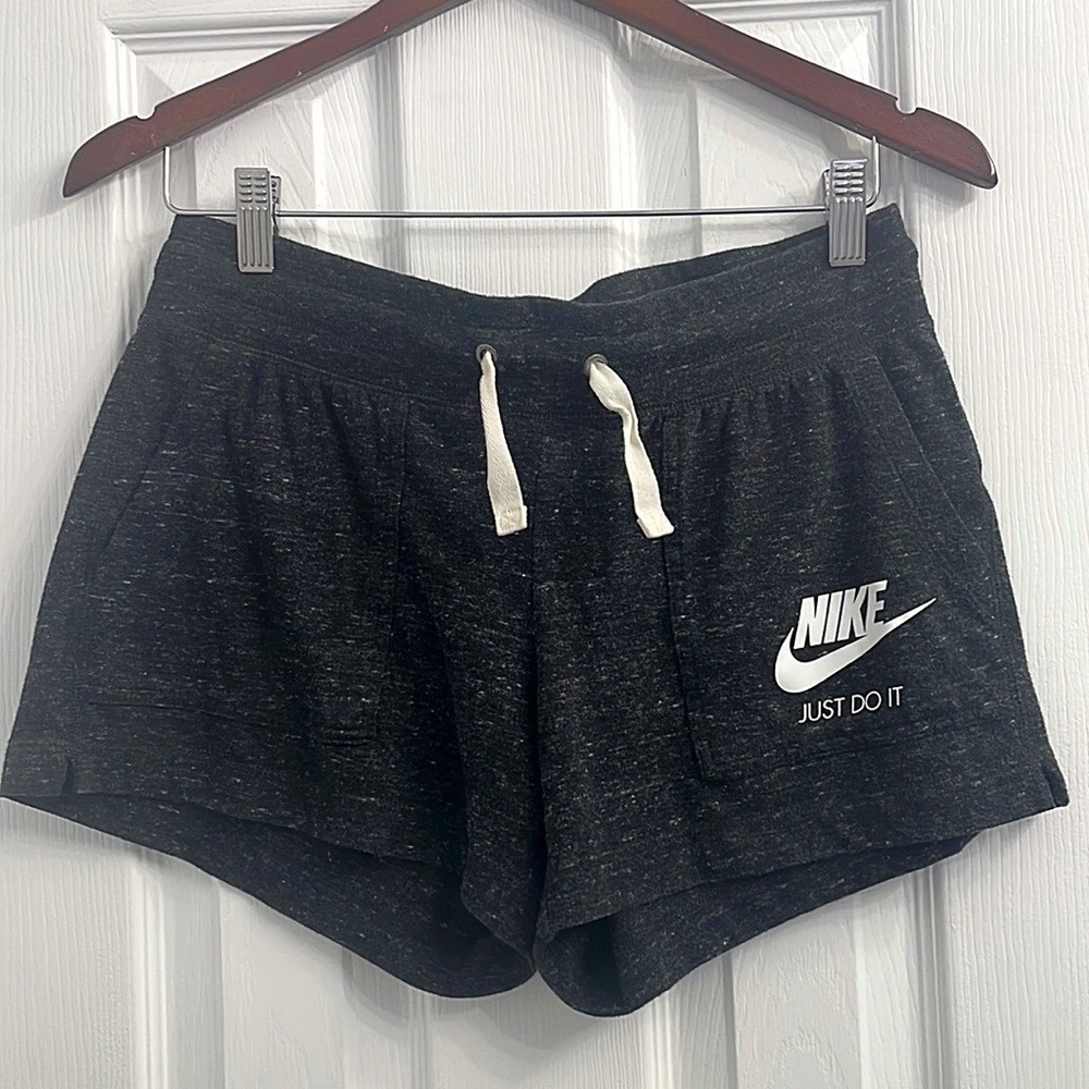 Women’s Nike Heather Charcoal Gray Shorts